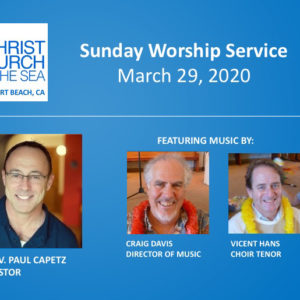 March 29 Weekly Worship