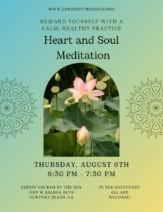 Mindful Meditation Flyer